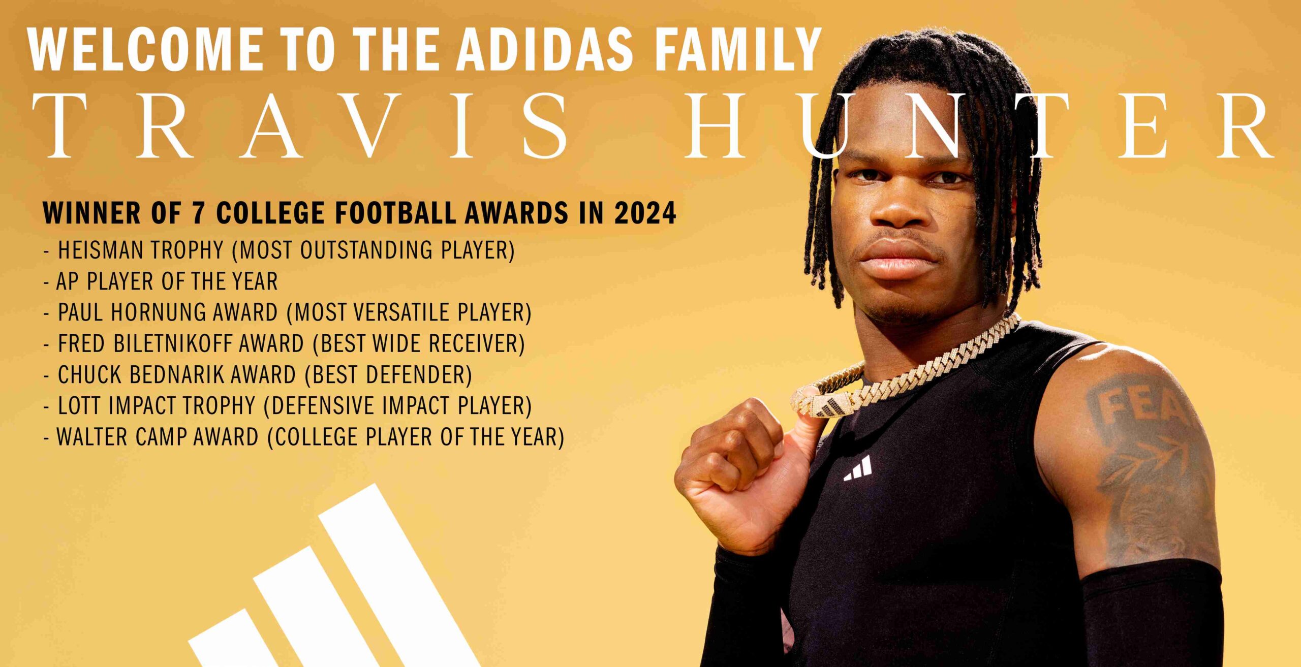 Travis Hunter showcasing his elite status andinfluence in the world of football