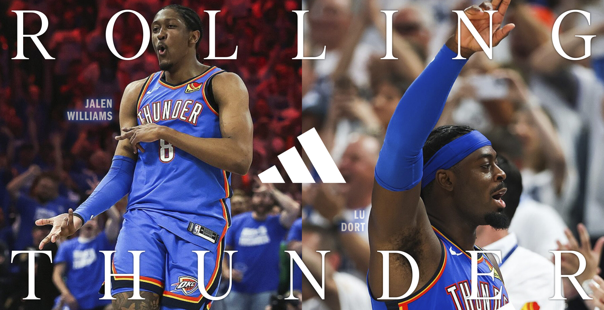 Congrats to Jalen Williams and Lu Dort on making it to the NBA Finals.