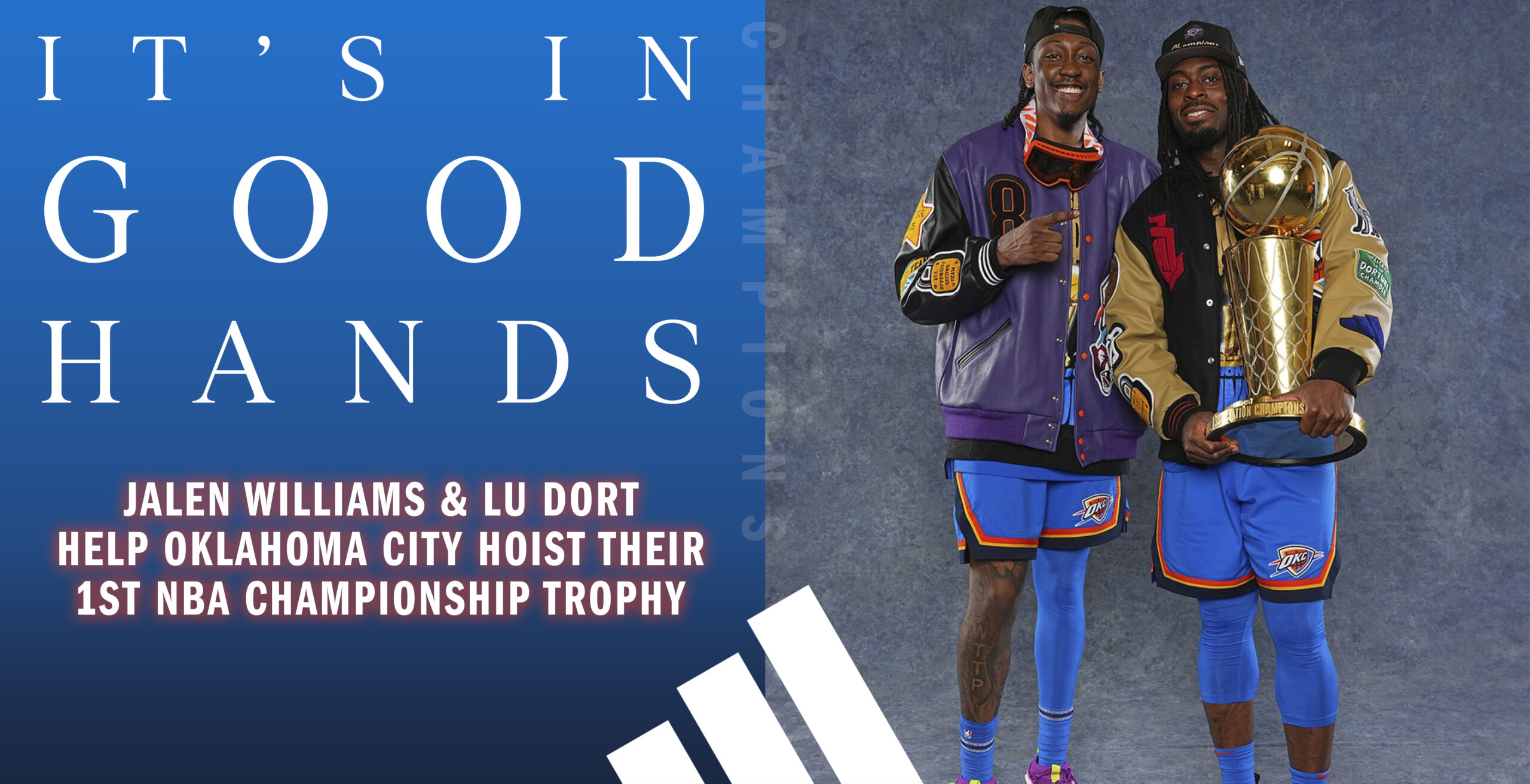 Jalen Williams et Lu Dort aident OKC à soulever son premier trophée de champion NBA.