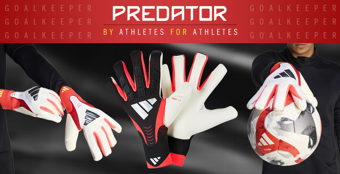 Step up your game with the brand new Predator Goalkeeper Gloves.