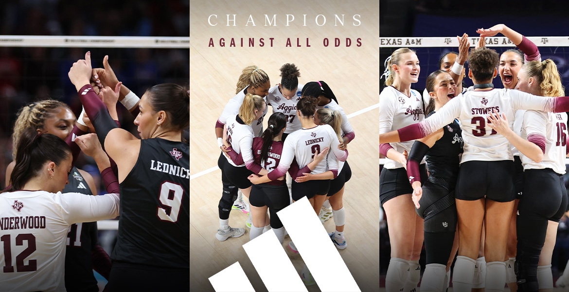 Texas A&M women's volleyball wins first national championship in the 2025 NCAA Tournament. Go Aggies!