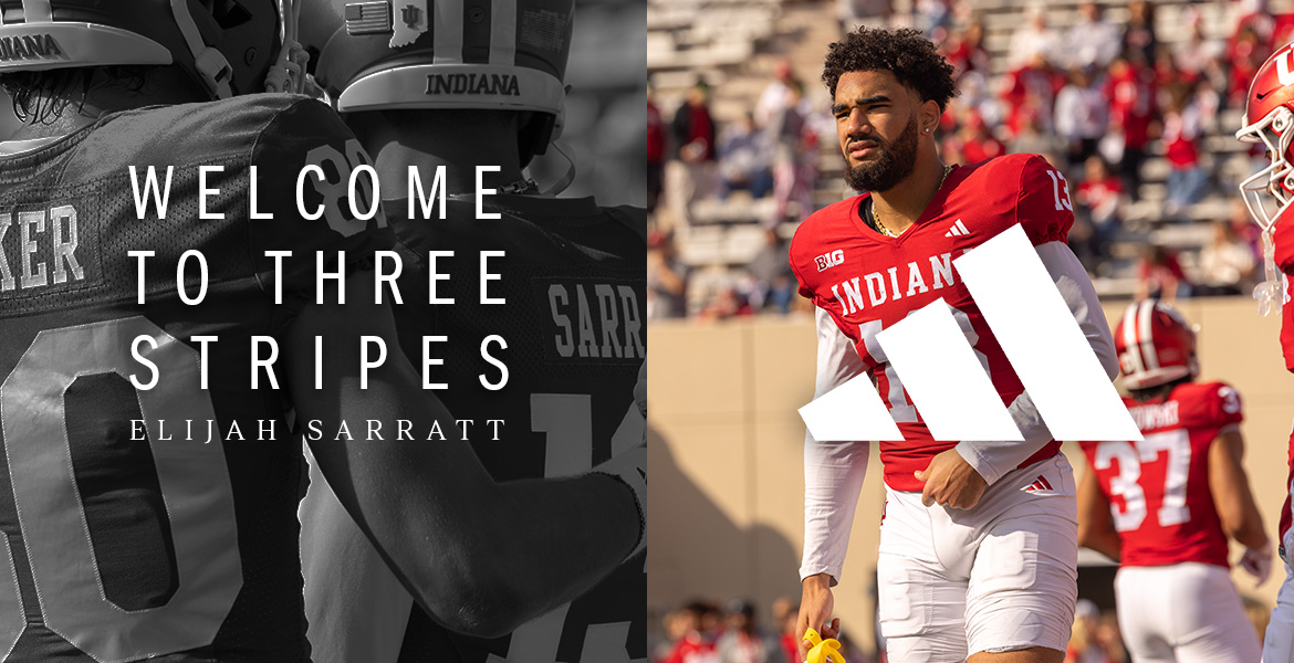 Welcome to the three stripes, Elijah Sarratt