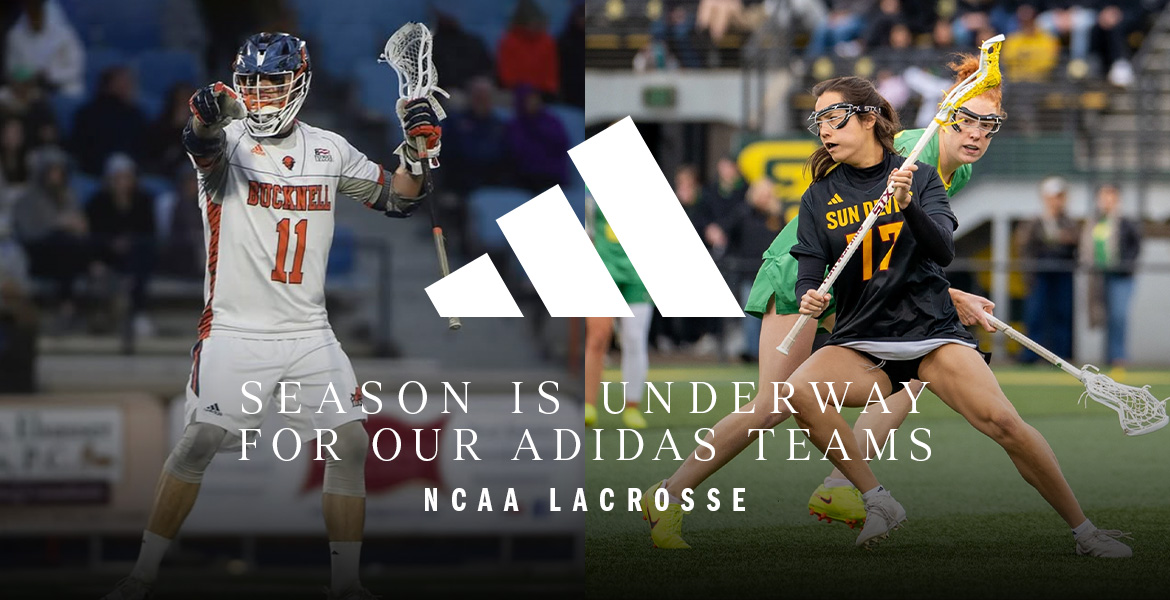 NCAA Lacrosse season is underway for our adidas teams.