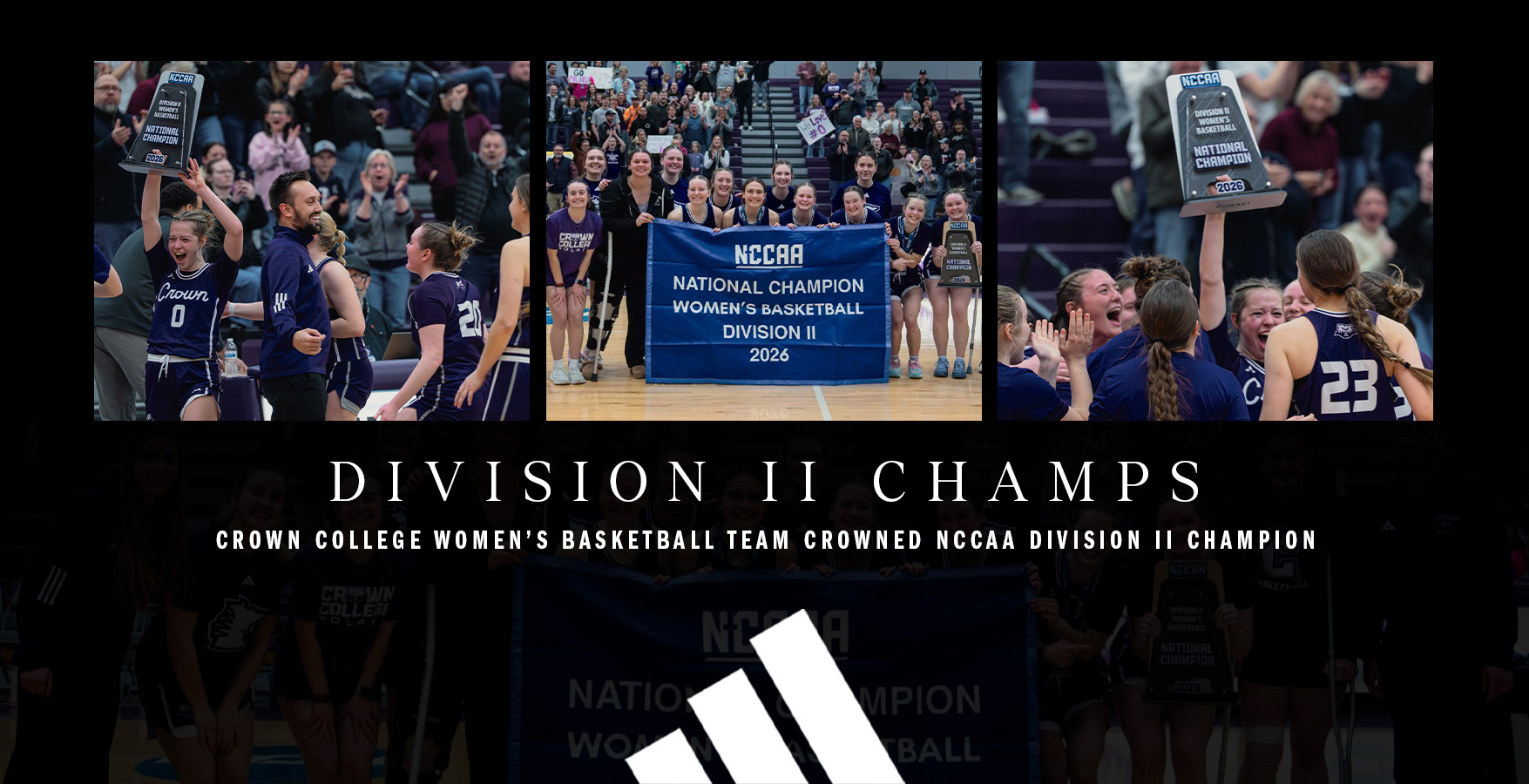Crown College Women's Basketball wins the NCCAA Division II National Championship